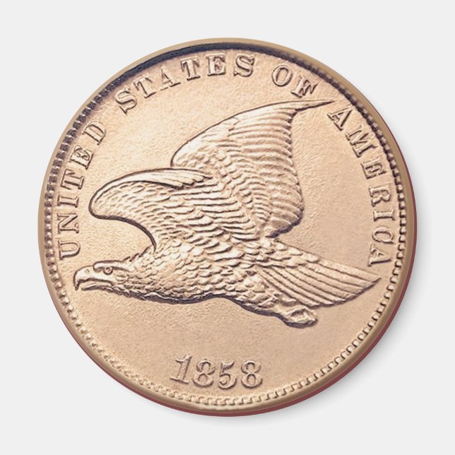 Imã Flying Eagle U.S. Penny (Frente)