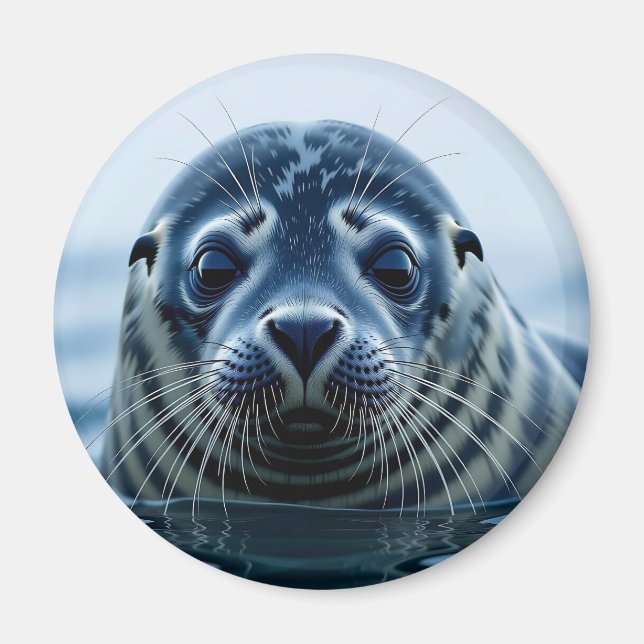 Imã Foca Fofa de Perto (Frente)