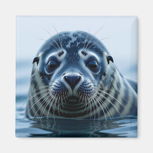 Imã Foca Fofa de Perto