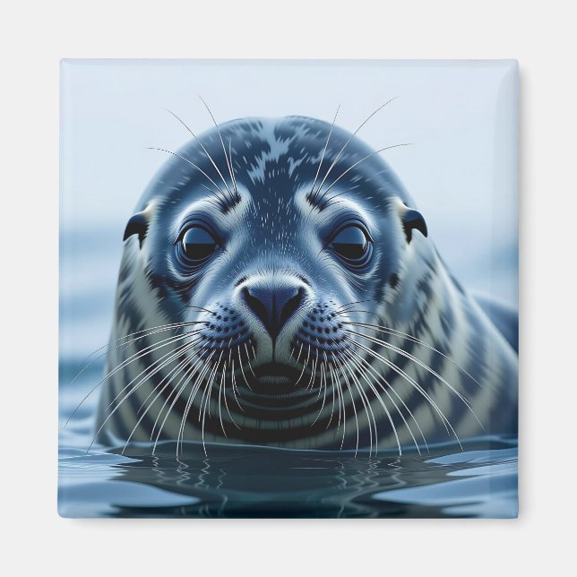 Imã Foca Fofa de Perto (Frente)