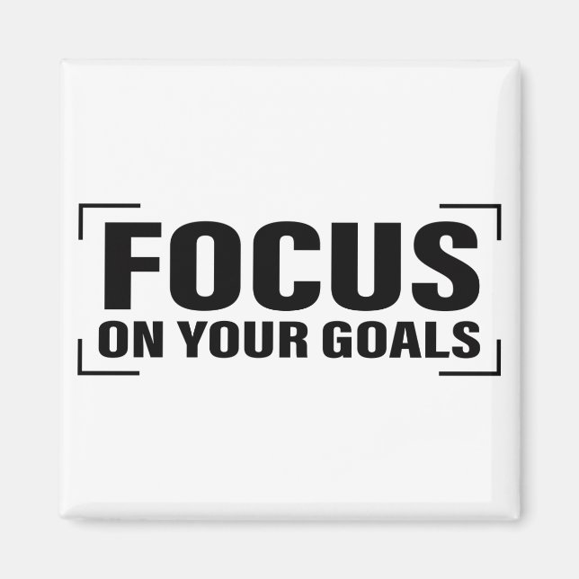 Imã Focalizar distração cita arte de citação inspiraci (Frente)