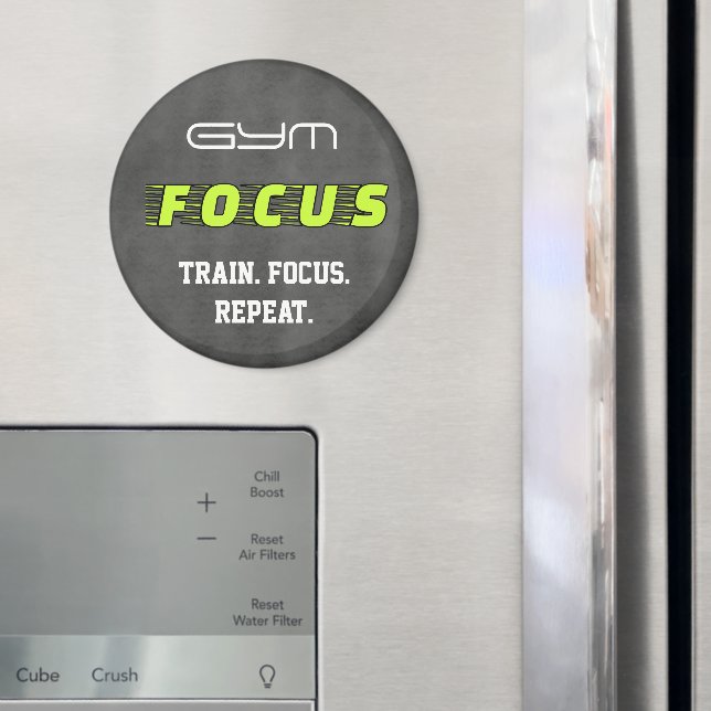 Imã Foco na academia motivacional (In Situ (Fridge))