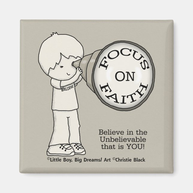 Imã Foco Na Fé (Frente)