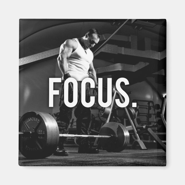 Imã FOCUS - Motivação da criação de corpo (Frente)