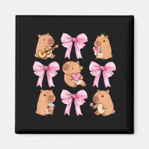 Imã Fofa Namorada Arco Kawaii Amante de Capivara