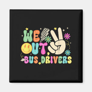 Imã Fofa Paz Até Logo Motorista de Ônibus Feliz Último