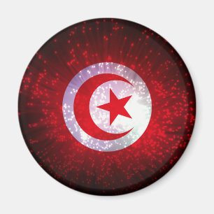 Imã Fogo-de-artifício da bandeira de Tunísia