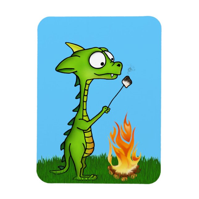 Ímã Fogo Dragão (Vertical)