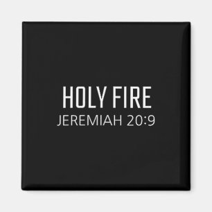 Imã Fogo Sagrado - Jeremias 20_9 Versículo Religioso d