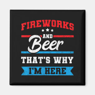 Imã Fogos de artifício & cerveja é por isso que aq