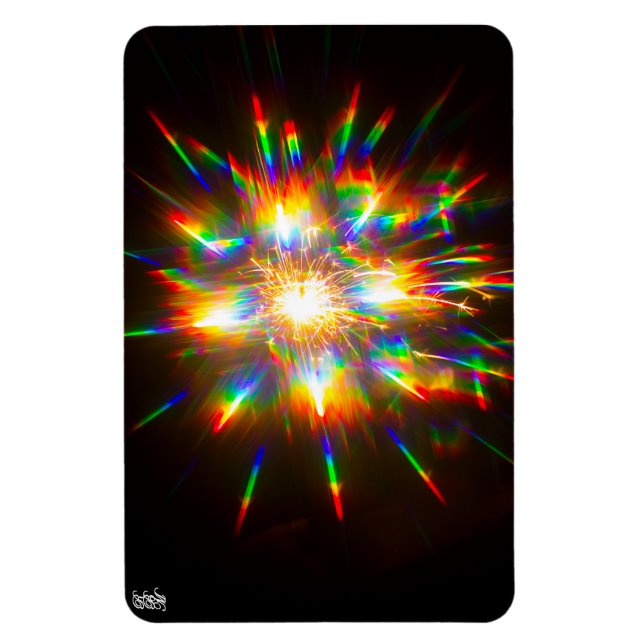 Ímã Fogos de Artifício Através de Óculos 3D 1  (Vertical)