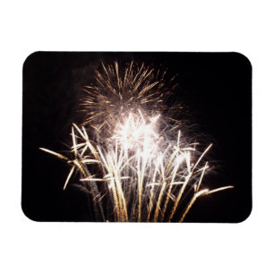 Ímã Fogos de artifício brancos e Dourados I Celebração