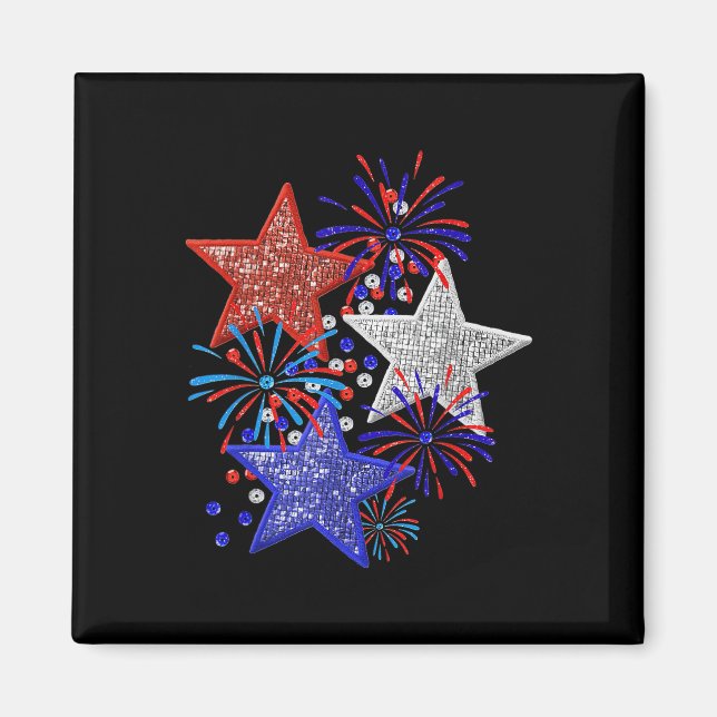 Imã Fogos de Artifício de 4 de Julho (Frente)