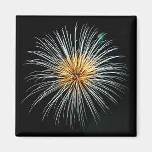 Imã fogos de artifício ouro