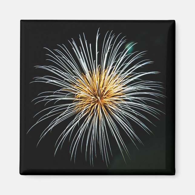 Imã fogos de artifício ouro (Frente)