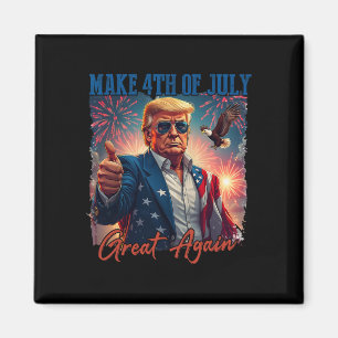 Imã Fogos de Artifício Patrióticos de Donald Trump Faz