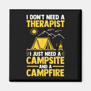 Imã Fogueira de camping vida no acampamento floresta c