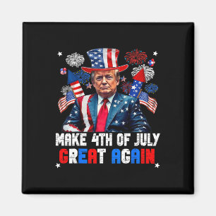 Imã Fogueira Patriótica de Donald Trump Faz 4 de Julho