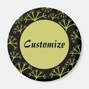 Imã Foi com o Modelo de vento - Preto