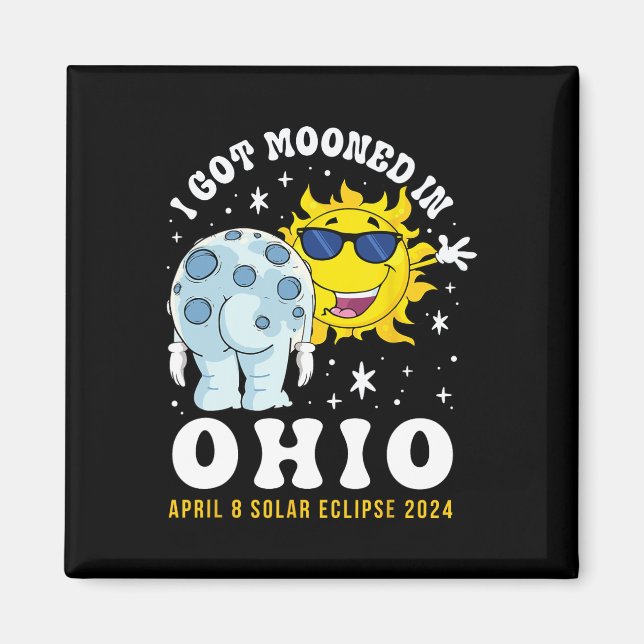 Imã Foi Moonizado Em Ohio Total Solar Eclipse 2024 (Frente)