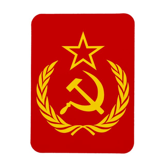 Ímã Foice e Martelo, URSS, CCCP, Comunismo (Vertical)