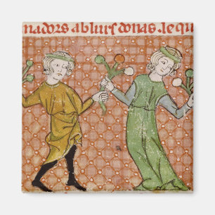 Imã Fol.215v a tentação: Um casal da dança
