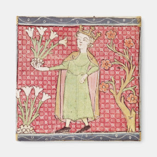 Imã Fol.58v abril: Flores da colheita