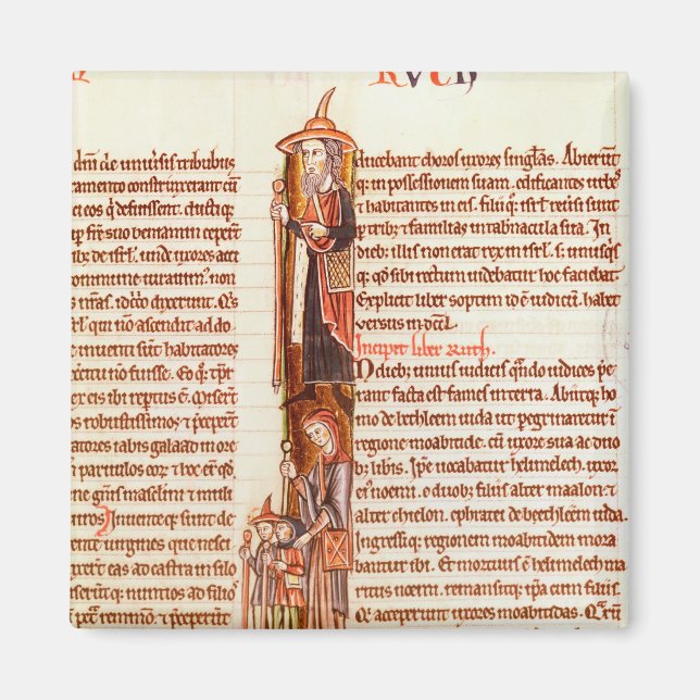 Imã Fol.97 Ruth e Boaz, de uma Bíblia (Frente)