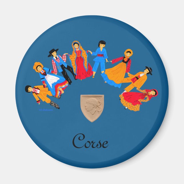 Imã Folclore corse, França (Frente)