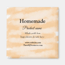 Imã Folha caseira feita com amor adicionar texto site