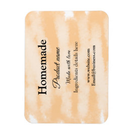 Ímã Folha caseira feita com amor adicionar texto site