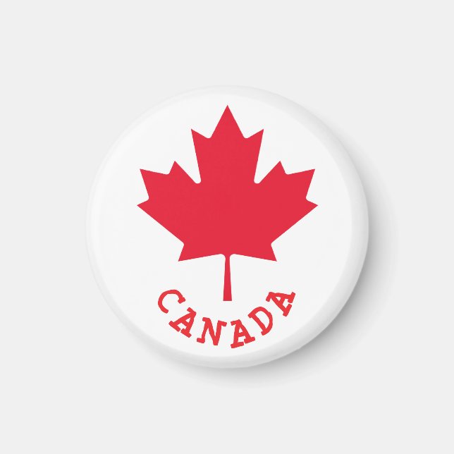 Imã Folha de Bordo Canadense (Frente)