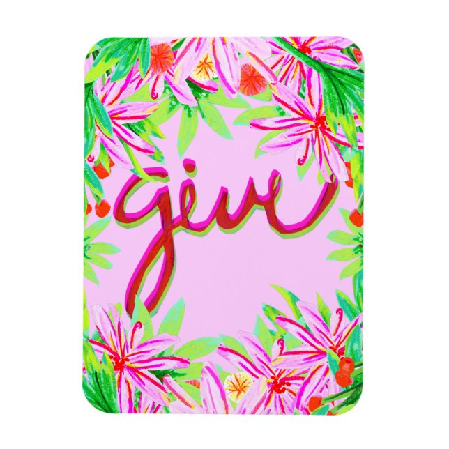 Ímã Folhagem de Natal - Dar (Vertical)