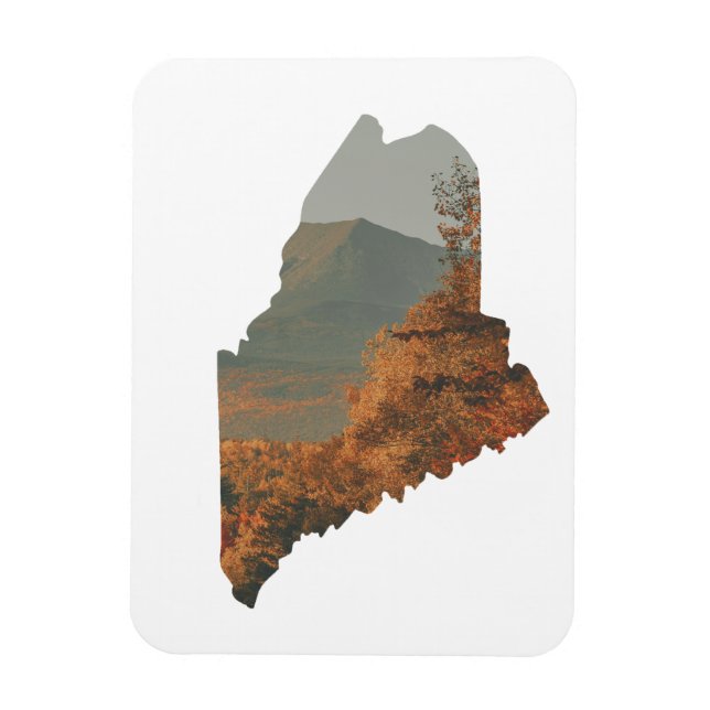 Ímã Folhagem de outono em Katahdin no Maine Magnet (Vertical)
