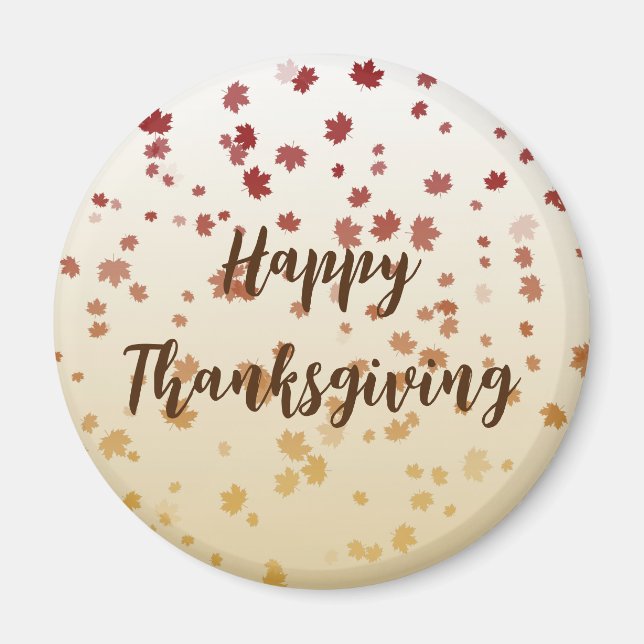Imã Folhas de Ação de Graças (Frente)