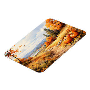 Ímã Folhas de Bombeiros Rodoviários de Aquarela