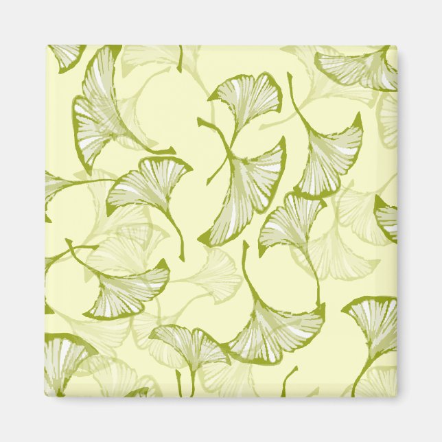 Imã Folhas de Ginkgo (Frente)