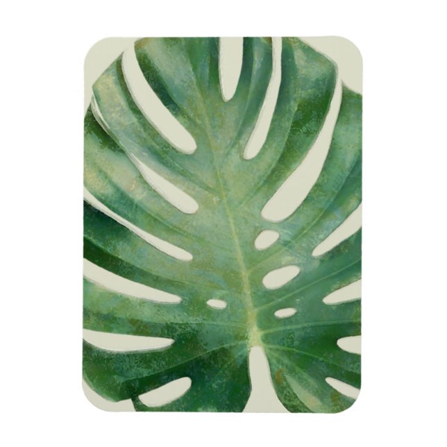 Ímã Folhas de Monstera (Vertical)
