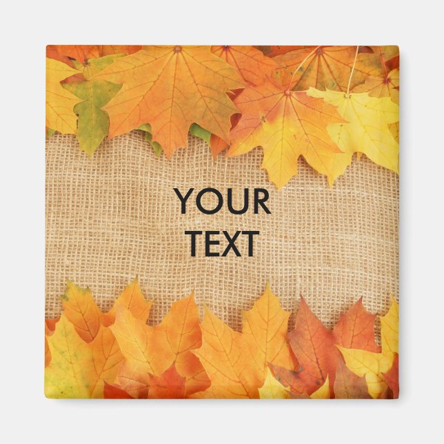 Imã Folhas de outono (Frente)