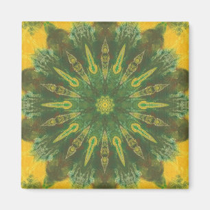 Imã Folhas de outono - ímã de abstrato de pássaros