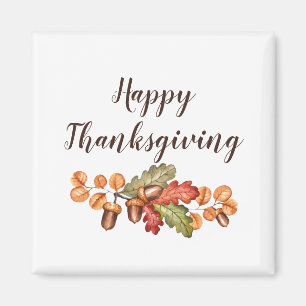 Imã Folhas e bolotas de outono