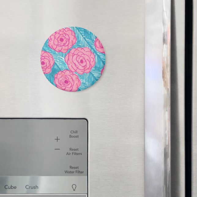 Imã Folhas e Flores de Palma Tropical (In Situ (Fridge))