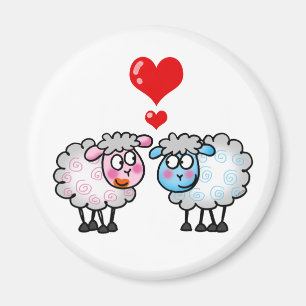 Imã Folhas engraçadas, casal de casamento