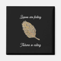 Folhas estão caindo nos negros