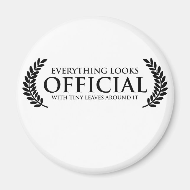 Imã Folhas Oficiais Pequenas (Frente)