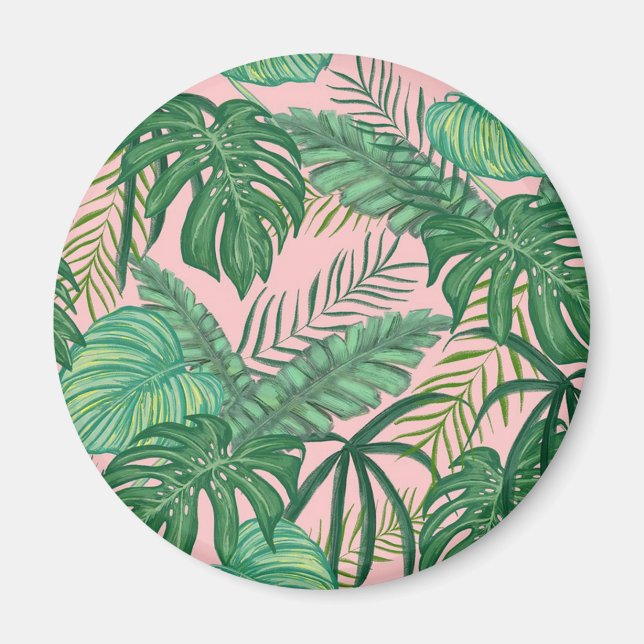 Imã Folhas tropicais (Frente)