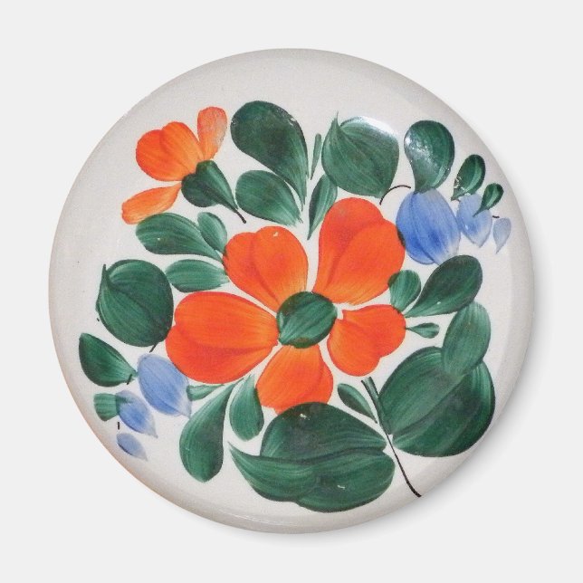 Imã Folk Art Plate (Frente)