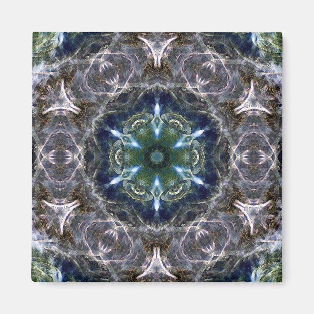 Imã Folk Mandala Magnet (Frente)