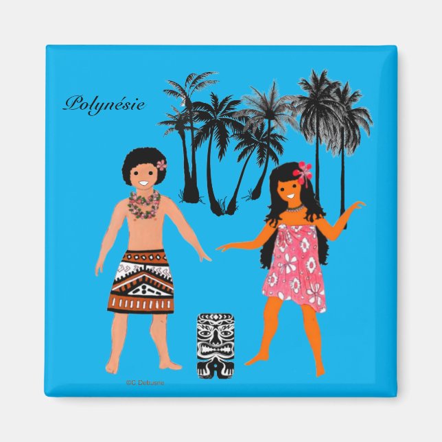 Imã Folklore de Polynésie Française (Frente)