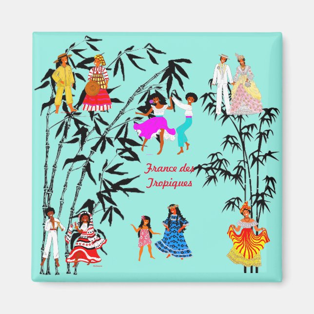 Imã Folklores de la France des Tropiques (Frente)